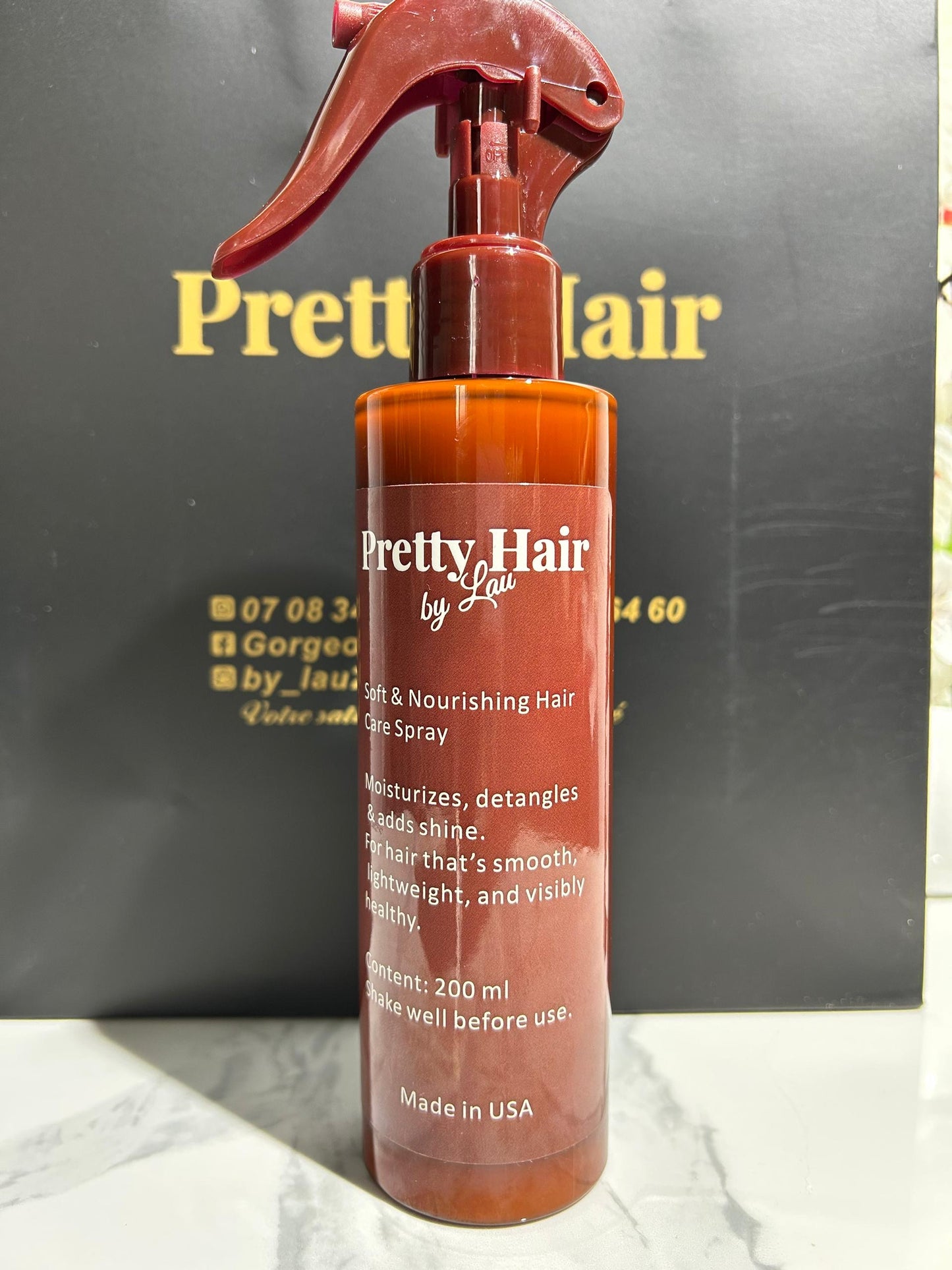 Spray Démêlant Hydratant – Pour des cheveux doux, souples et faciles à coiffer